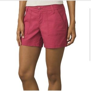Prana Tess Shorts Cranberry Red